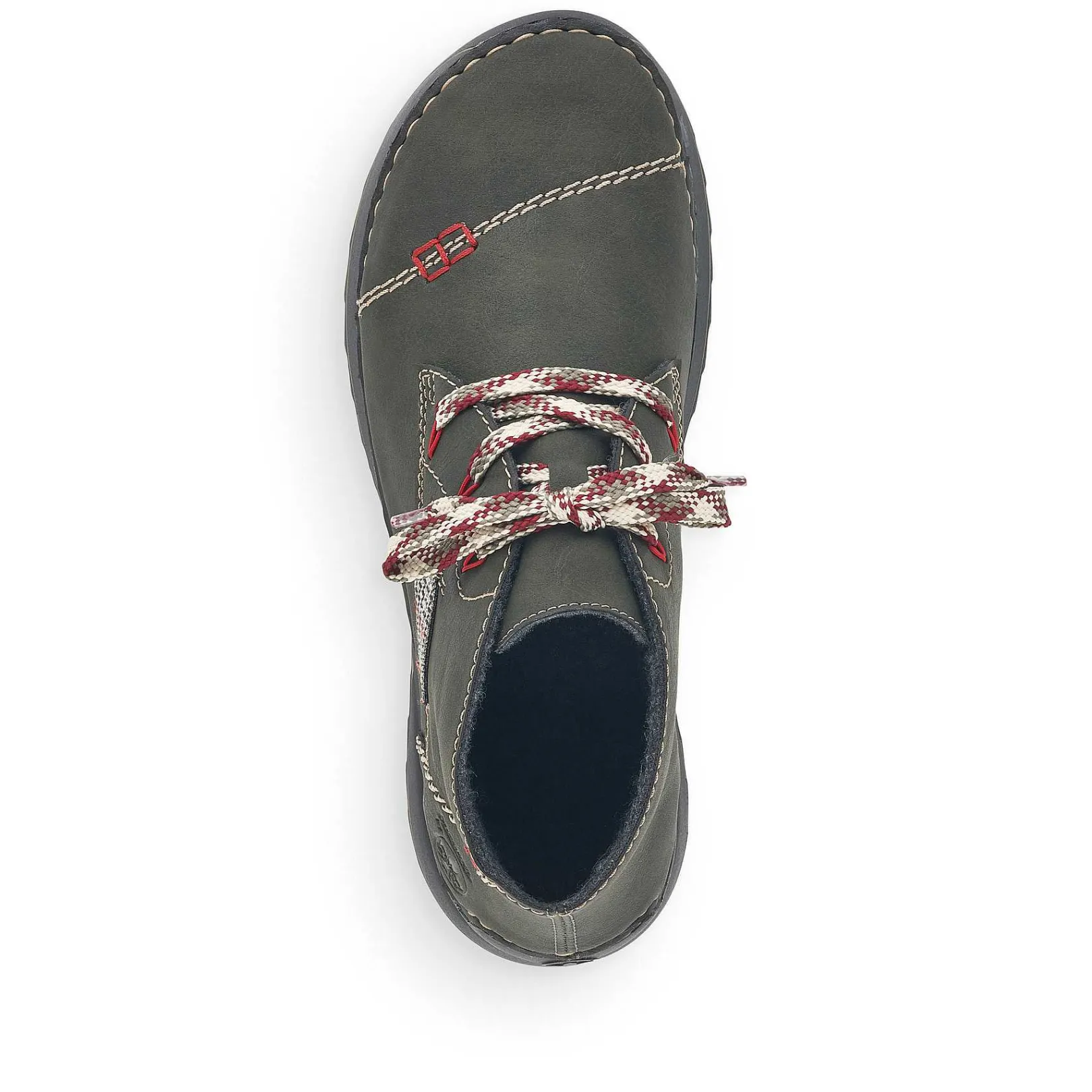 Best Women'S Lace-Up Shoes Khaki Green Ladies Low Shoes & Slippers