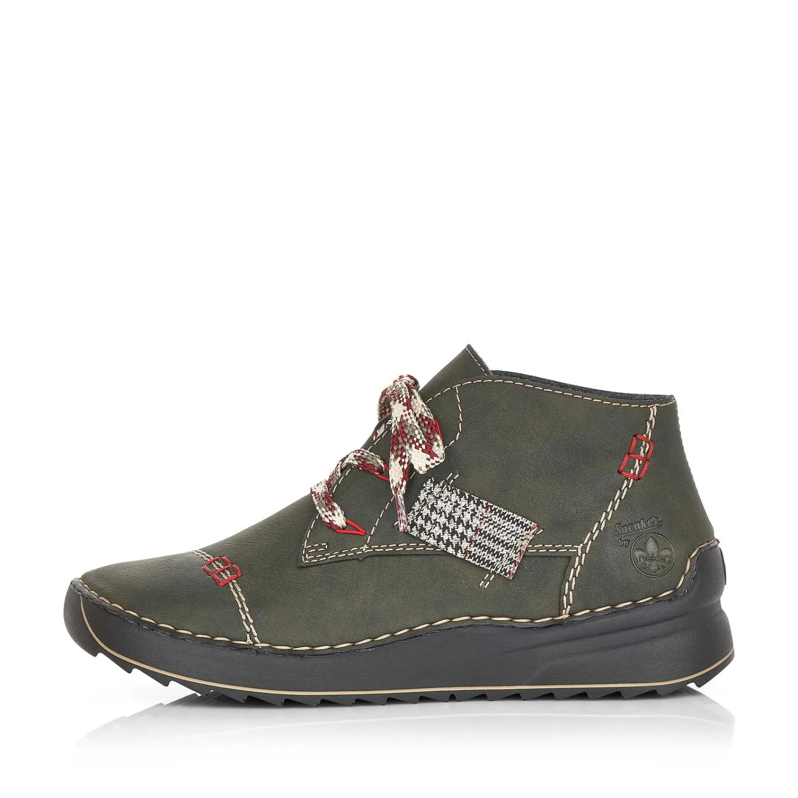 Best Women'S Lace-Up Shoes Khaki Green Ladies Low Shoes & Slippers