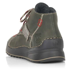 Best Women'S Lace-Up Shoes Khaki Green Ladies Low Shoes & Slippers