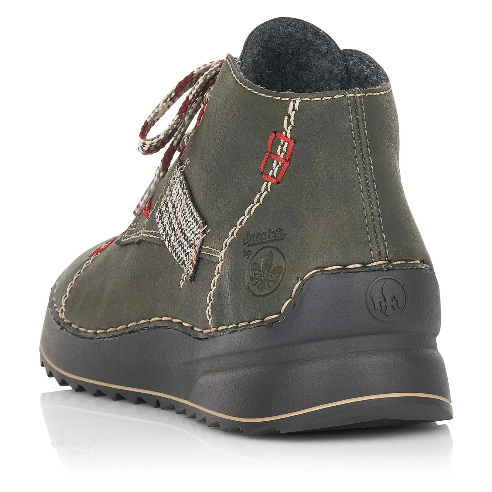 Best Women'S Lace-Up Shoes Khaki Green Ladies Low Shoes & Slippers