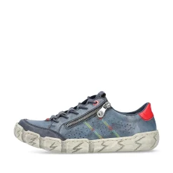Best Women'S Lace-Up Shoes, Slate Blue Ladies Low Shoes & Slippers
