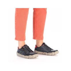 Best Women'S Lace-Up Shoes, Slate Blue Ladies Low Shoes & Slippers