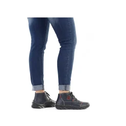 Hot Women'S Lace-Up Shoes Navy Blue Ladies Low Shoes & Slippers