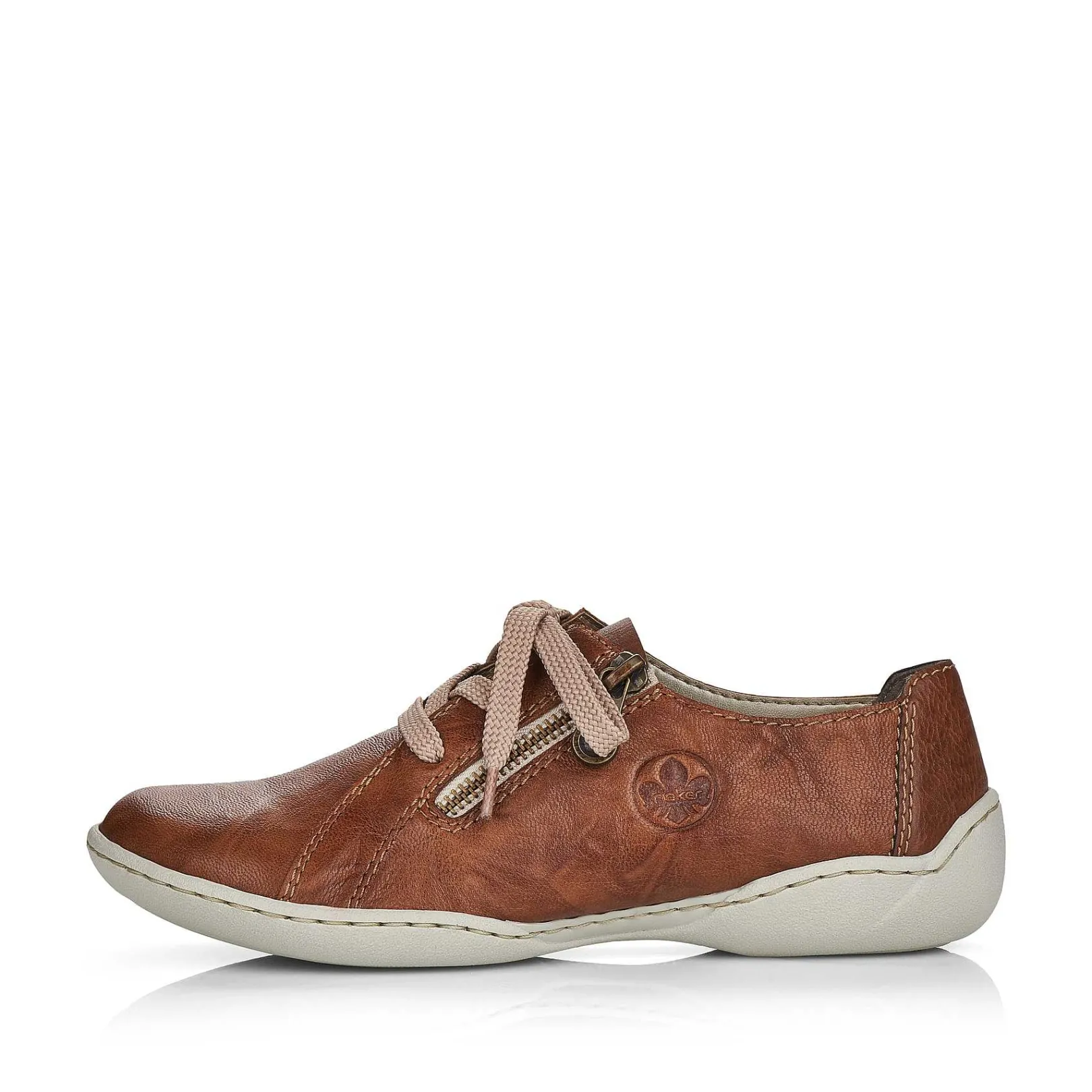 Women'S Lace-Up Shoes Chestnut Brown Ladies Low Shoes & Slippers