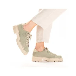 Women'S Lace-Up Shoes Mint Green Ladies Low Shoes & Slippers