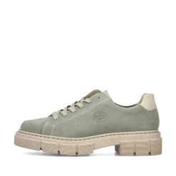 Women'S Lace-Up Shoes Mint Green Ladies Low Shoes & Slippers