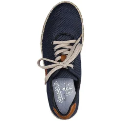 Outlet Women'S Lace-Up Shoes Navy Blue Ladies Low Shoes & Slippers