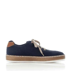 Outlet Women'S Lace-Up Shoes Navy Blue Ladies Low Shoes & Slippers