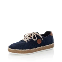 Outlet Women'S Lace-Up Shoes Navy Blue Ladies Low Shoes & Slippers