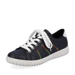 Best Women'S Lace-Up Shoes Navy Blue Ladies Low Shoes & Slippers