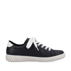 Best Women'S Lace-Up Shoes Navy Blue Ladies Low Shoes & Slippers