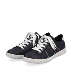 Best Women'S Lace-Up Shoes Navy Blue Ladies Low Shoes & Slippers