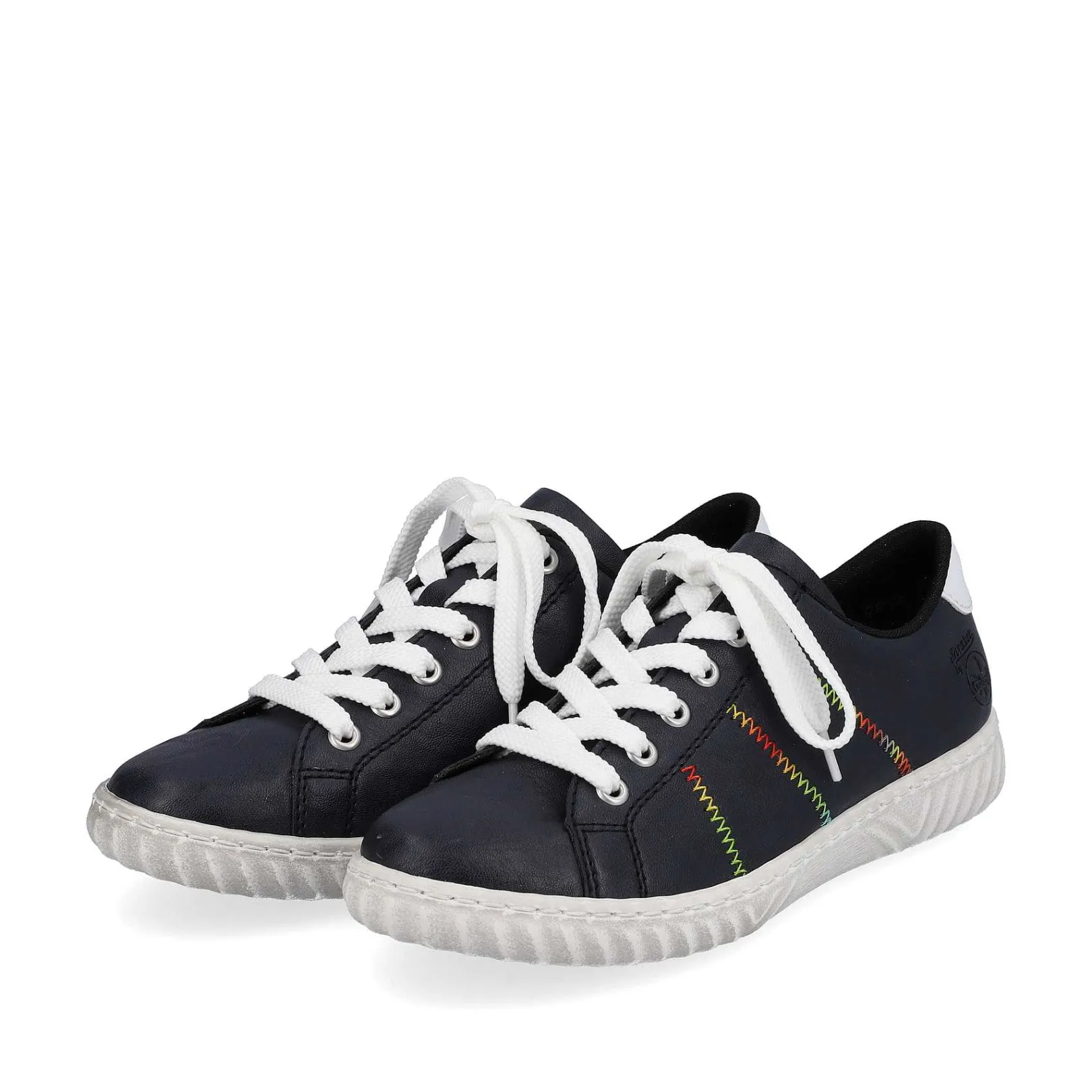 Best Women'S Lace-Up Shoes Navy Blue Ladies Low Shoes & Slippers