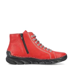 Online Women'S Lace-Up Shoes Fire Red Ladies Low Shoes & Slippers