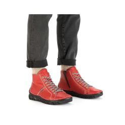 Online Women'S Lace-Up Shoes Fire Red Ladies Low Shoes & Slippers
