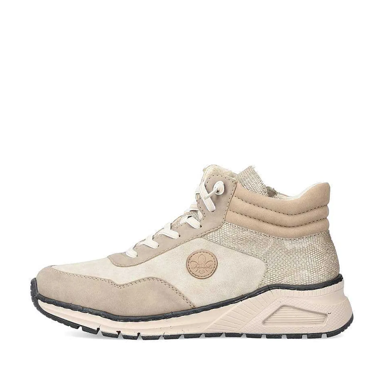 New Women'S Lace-Up Shoes Light Beige Ladies Low Shoes & Slippers