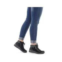 Online Women'S Lace-Up Shoes Graphite Black Ladies Low Shoes & Slippers