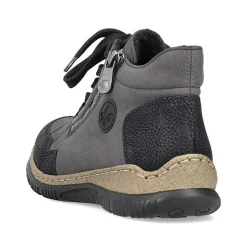 Outlet Women'S Lace-Up Shoes Anthracite Ladies Low Shoes & Slippers