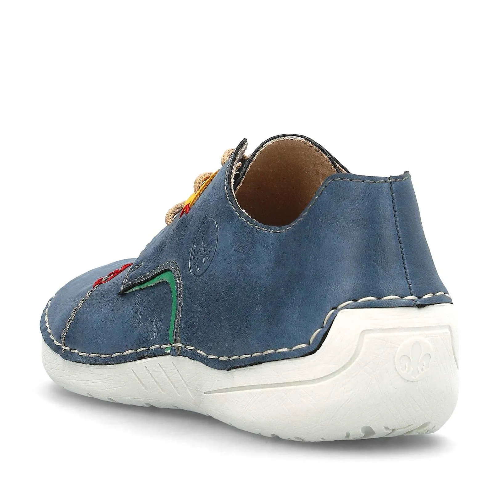 New Women'S Lace-Up Shoes, Slate Blue Ladies Low Shoes & Slippers