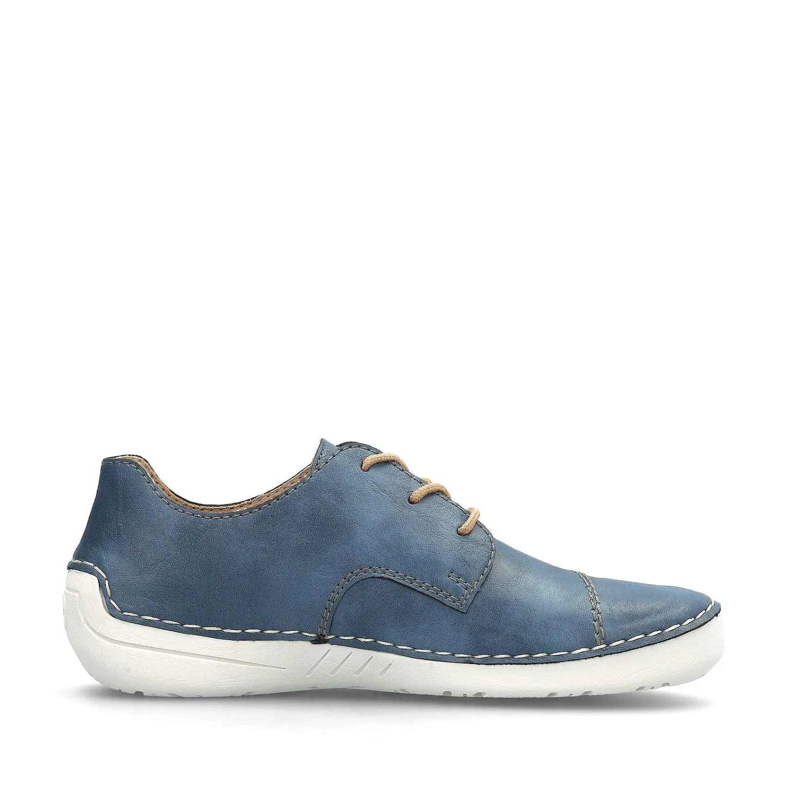 New Women'S Lace-Up Shoes, Slate Blue Ladies Low Shoes & Slippers