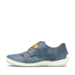 New Women'S Lace-Up Shoes, Slate Blue Ladies Low Shoes & Slippers