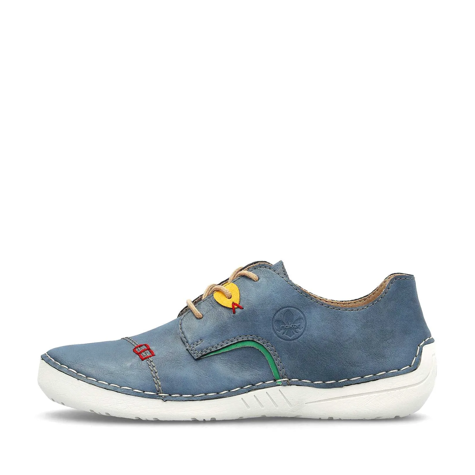 New Women'S Lace-Up Shoes, Slate Blue Ladies Low Shoes & Slippers