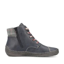 Sale Women'S Lace-Up Shoes Steel Blue Ladies Low Shoes & Slippers