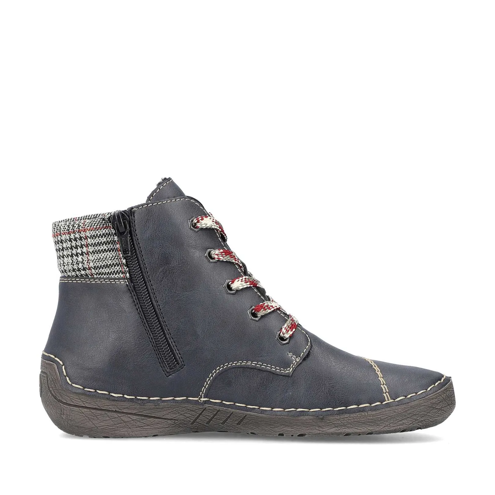 Sale Women'S Lace-Up Shoes Steel Blue Ladies Low Shoes & Slippers