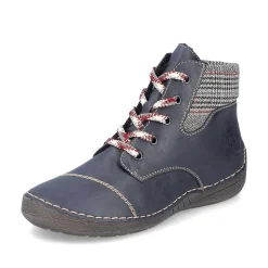 Sale Women'S Lace-Up Shoes Steel Blue Ladies Low Shoes & Slippers