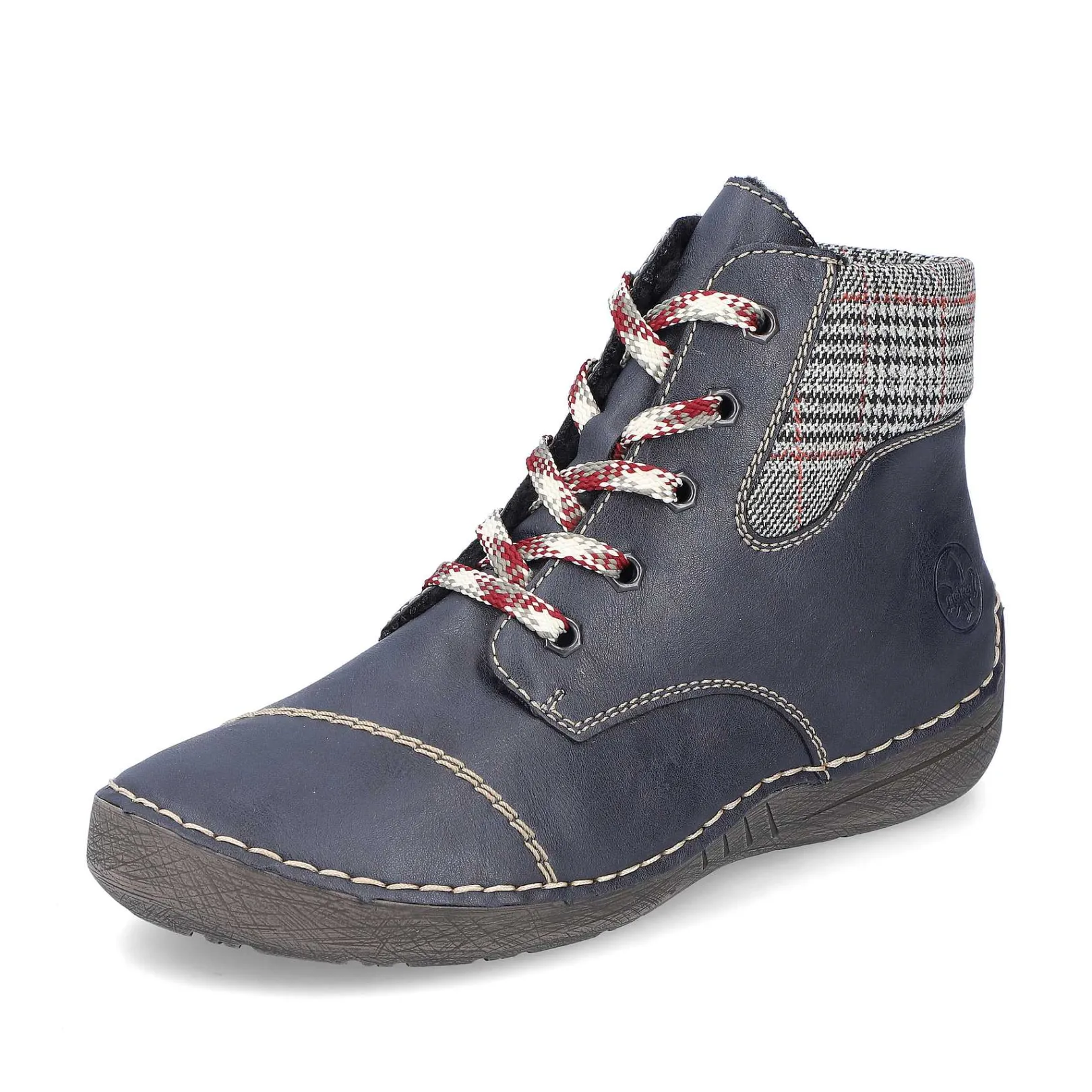Sale Women'S Lace-Up Shoes Steel Blue Ladies Low Shoes & Slippers