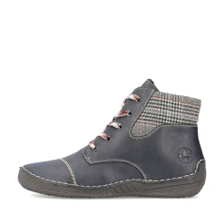 Sale Women'S Lace-Up Shoes Steel Blue Ladies Low Shoes & Slippers