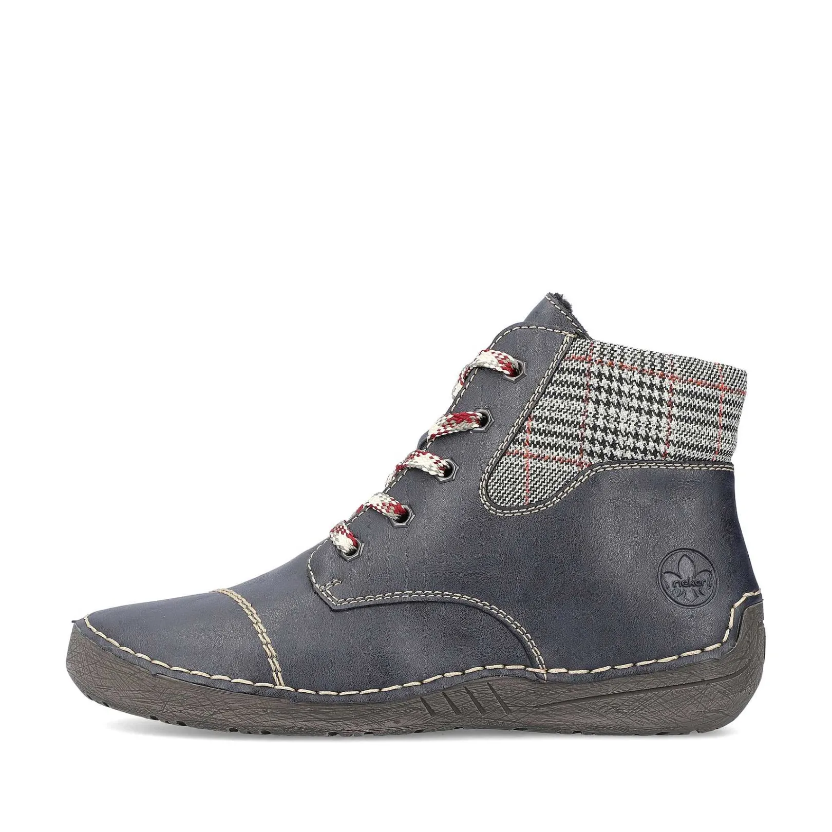 Sale Women'S Lace-Up Shoes Steel Blue Ladies Low Shoes & Slippers