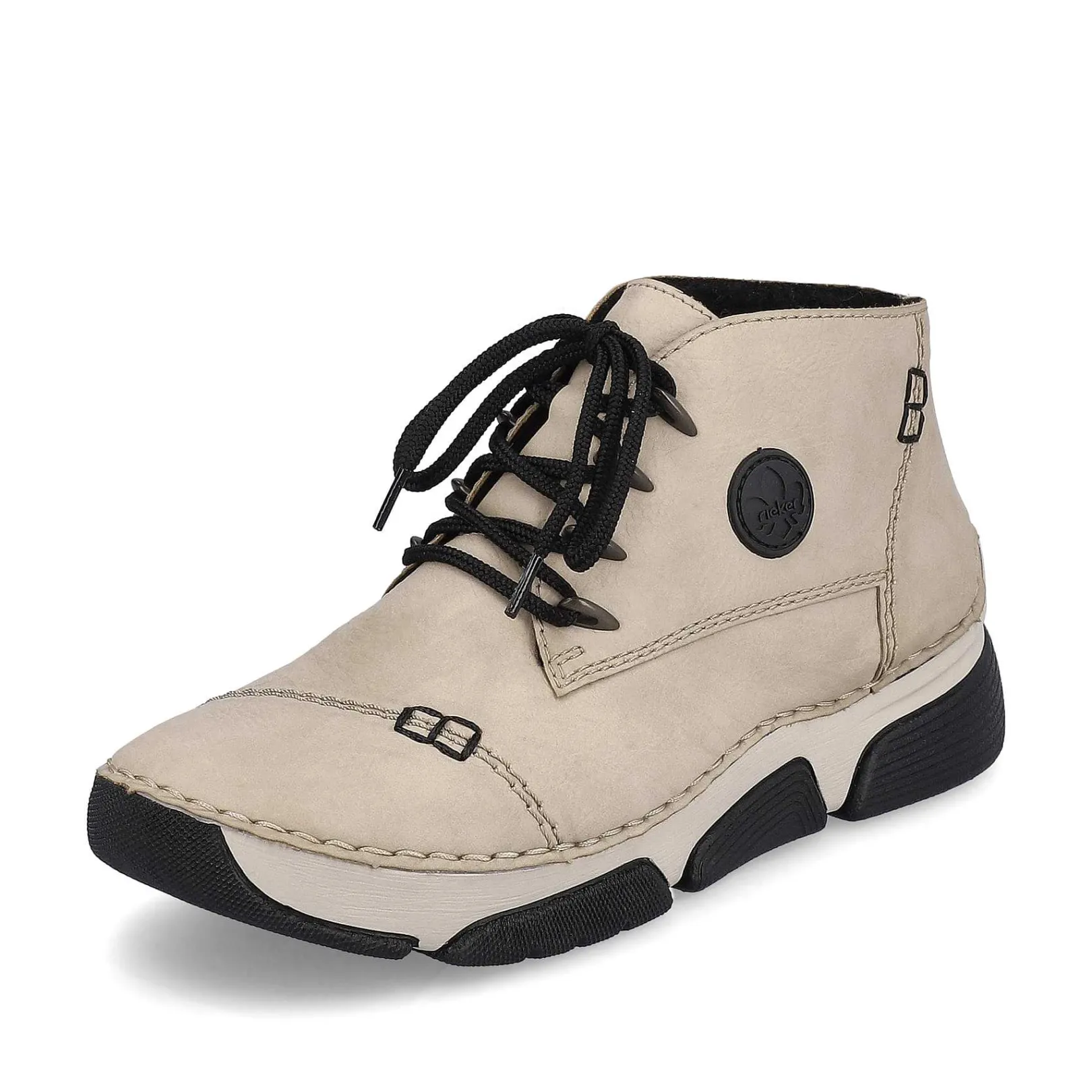 Sale Women'S Lace-Up Shoes Cream Beige Ladies Low Shoes & Slippers