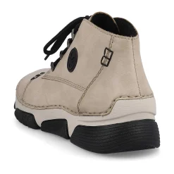 Sale Women'S Lace-Up Shoes Cream Beige Ladies Low Shoes & Slippers