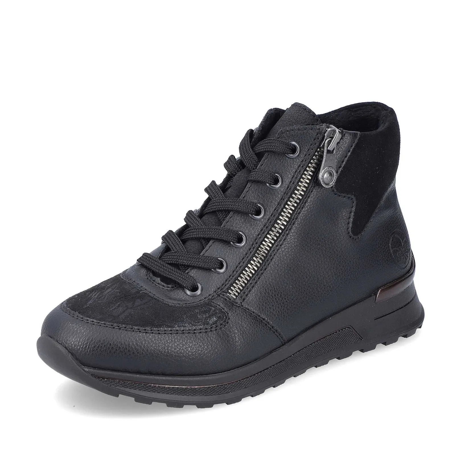 Clearance Women'S Lace-Up Shoes Deep Black Ladies Low Shoes & Slippers