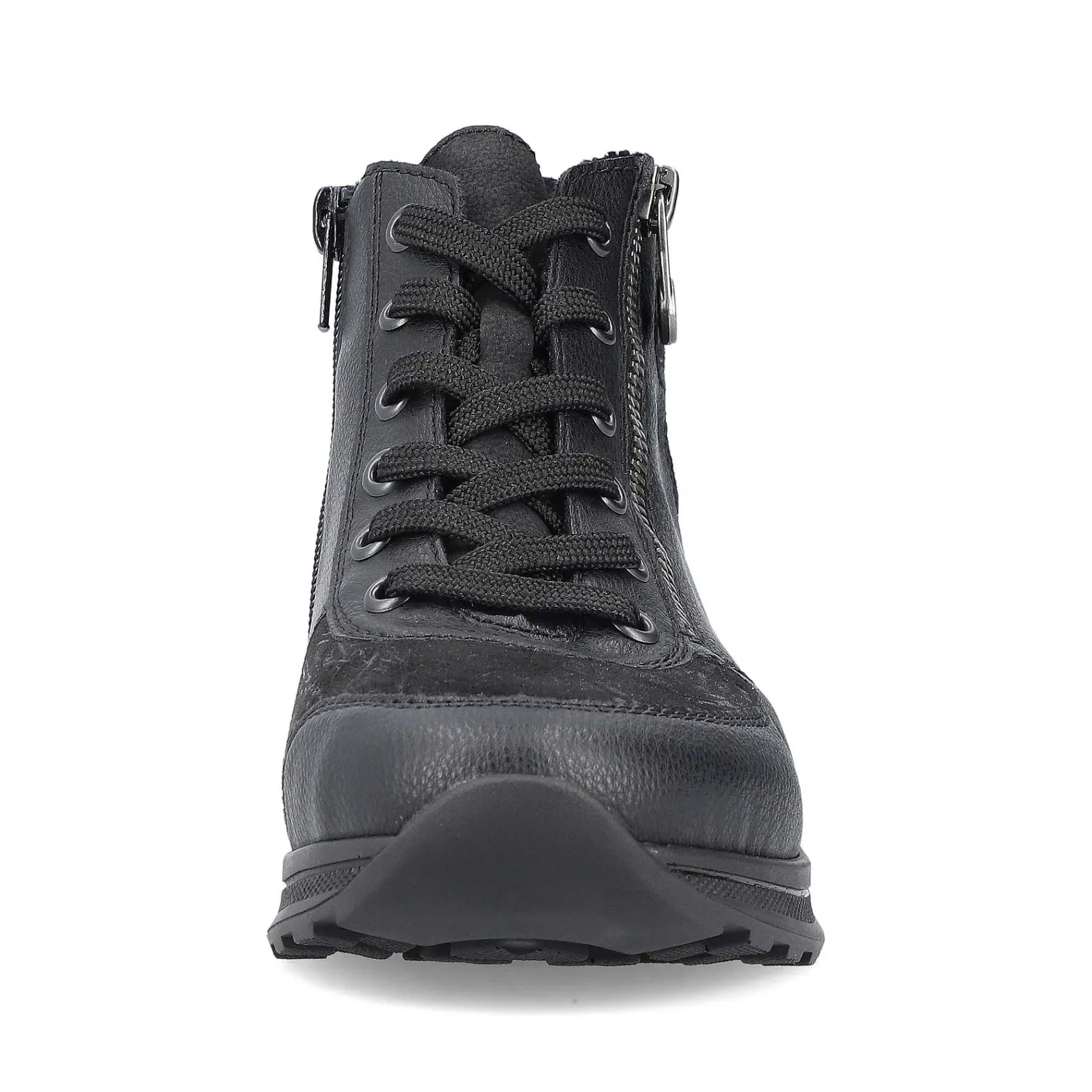 Clearance Women'S Lace-Up Shoes Deep Black Ladies Low Shoes & Slippers