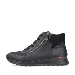 Clearance Women'S Lace-Up Shoes Deep Black Ladies Low Shoes & Slippers