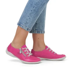 Online Women'S Lace-Up Shoes Magenta Ladies Colorful Styles