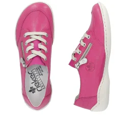 Online Women'S Lace-Up Shoes Magenta Ladies Colorful Styles