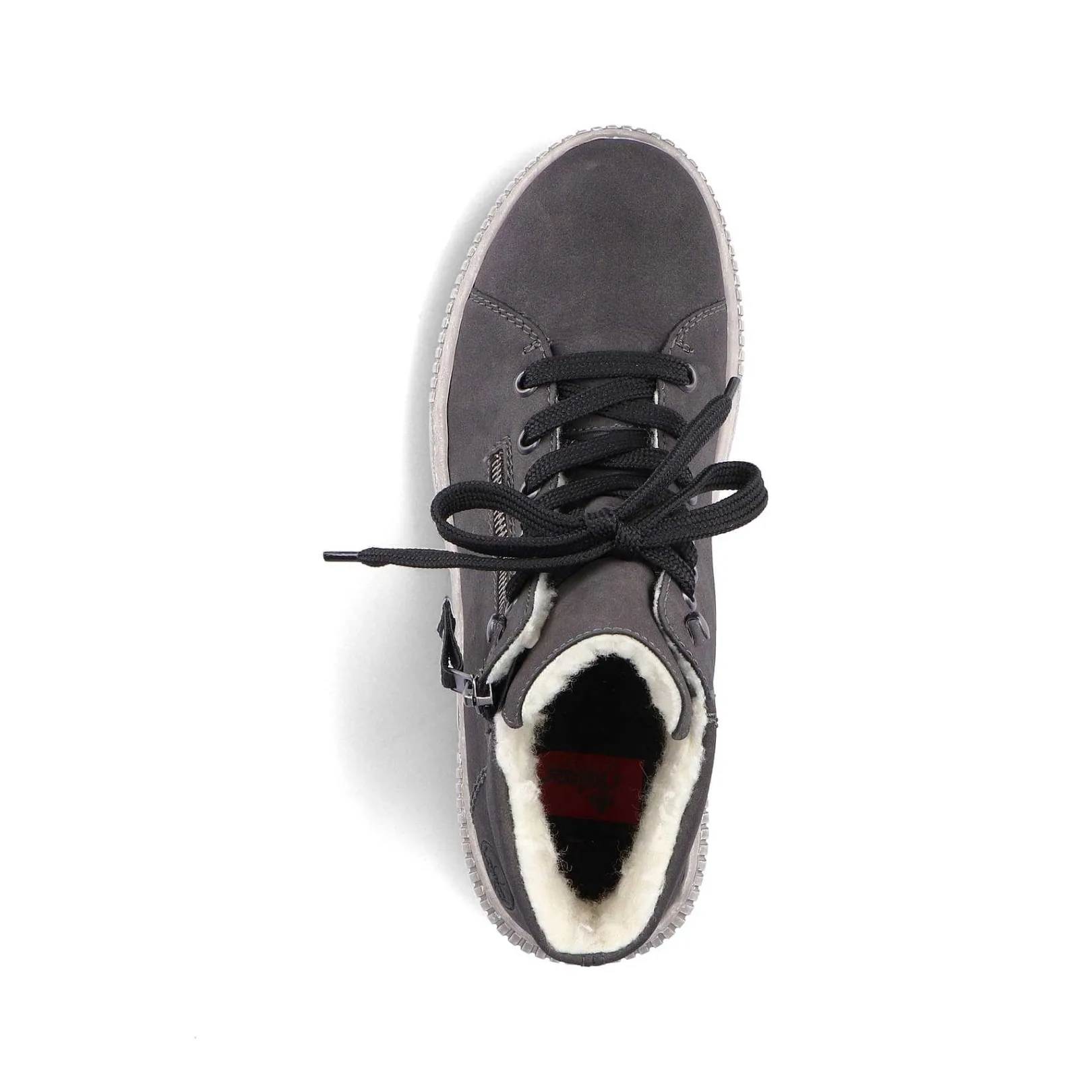 Best Women'S Lace-Up Shoes Anthracite Ladies Low Shoes & Slippers