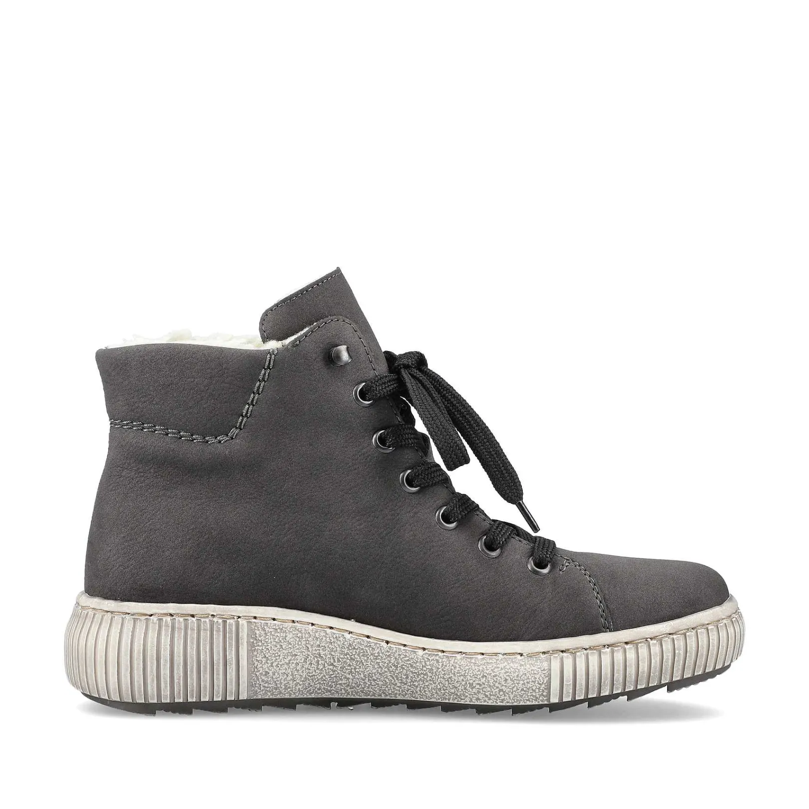 Best Women'S Lace-Up Shoes Anthracite Ladies Low Shoes & Slippers