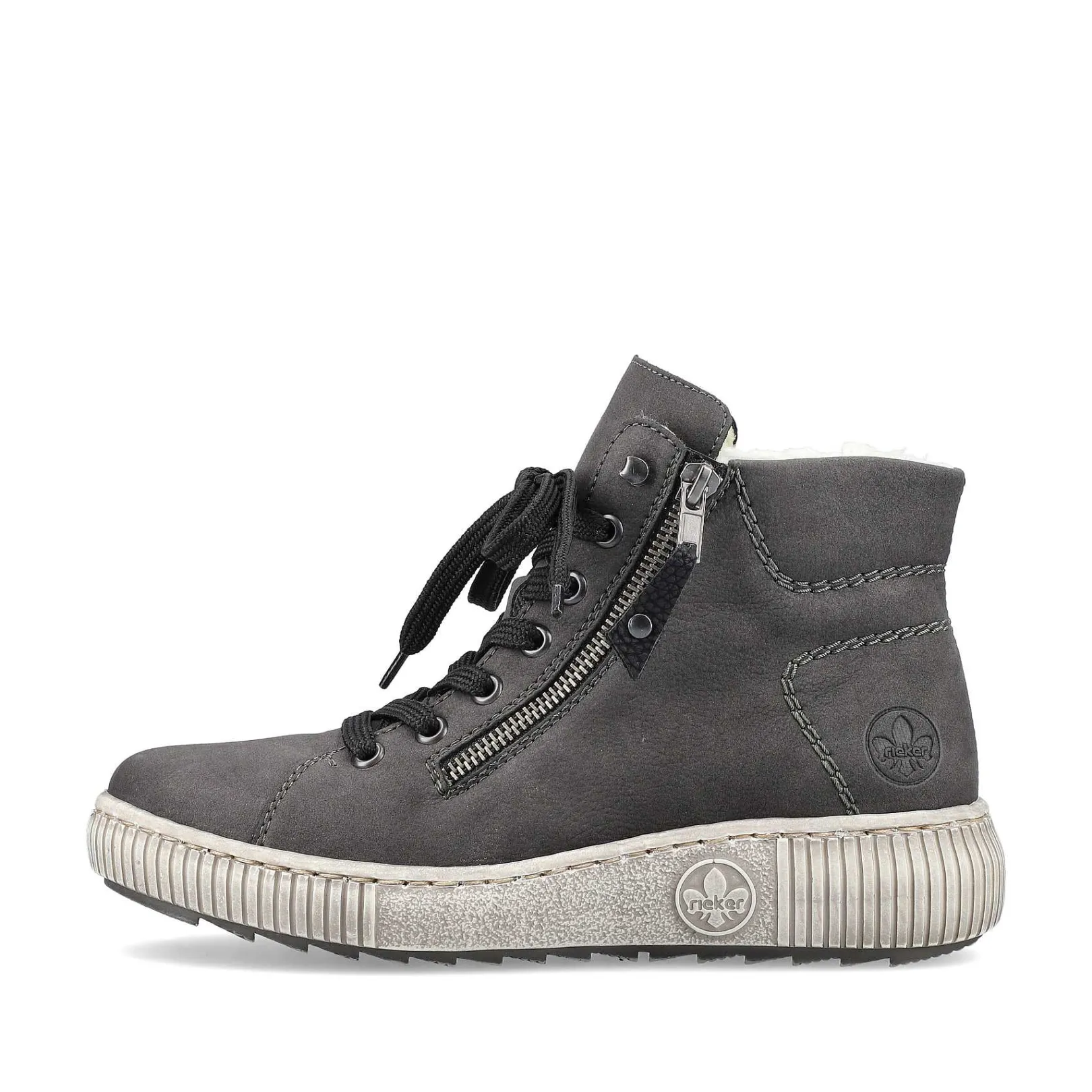 Best Women'S Lace-Up Shoes Anthracite Ladies Low Shoes & Slippers