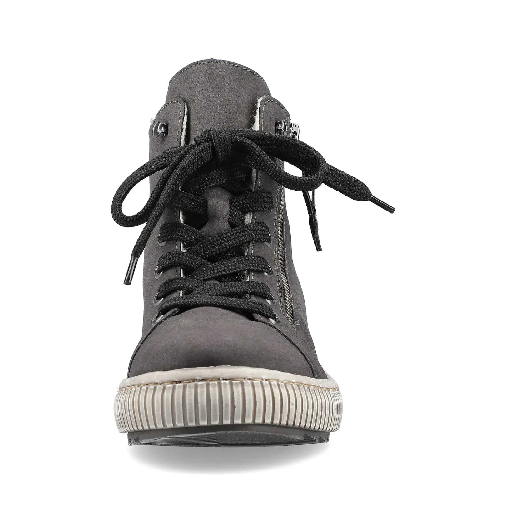 Best Women'S Lace-Up Shoes Anthracite Ladies Low Shoes & Slippers