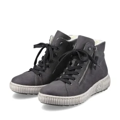 Best Women'S Lace-Up Shoes Anthracite Ladies Low Shoes & Slippers