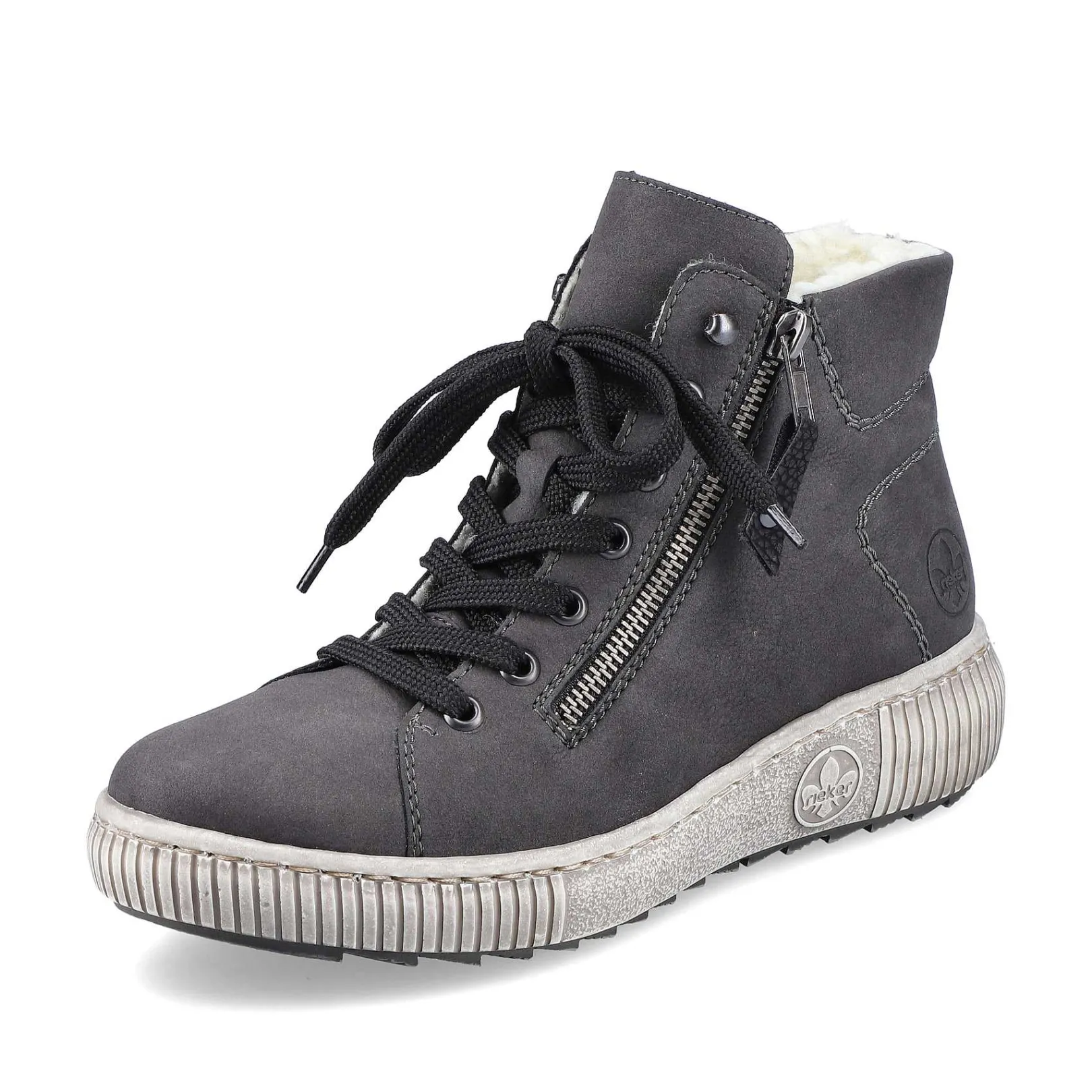 Best Women'S Lace-Up Shoes Anthracite Ladies Low Shoes & Slippers