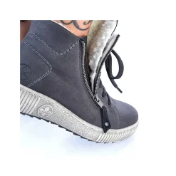 Best Women'S Lace-Up Shoes Anthracite Ladies Low Shoes & Slippers
