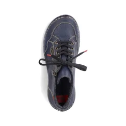 Hot Women'S Lace-Up Shoes, Slate Blue Ladies Low Shoes & Slippers