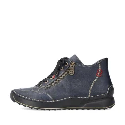 Hot Women'S Lace-Up Shoes, Slate Blue Ladies Low Shoes & Slippers