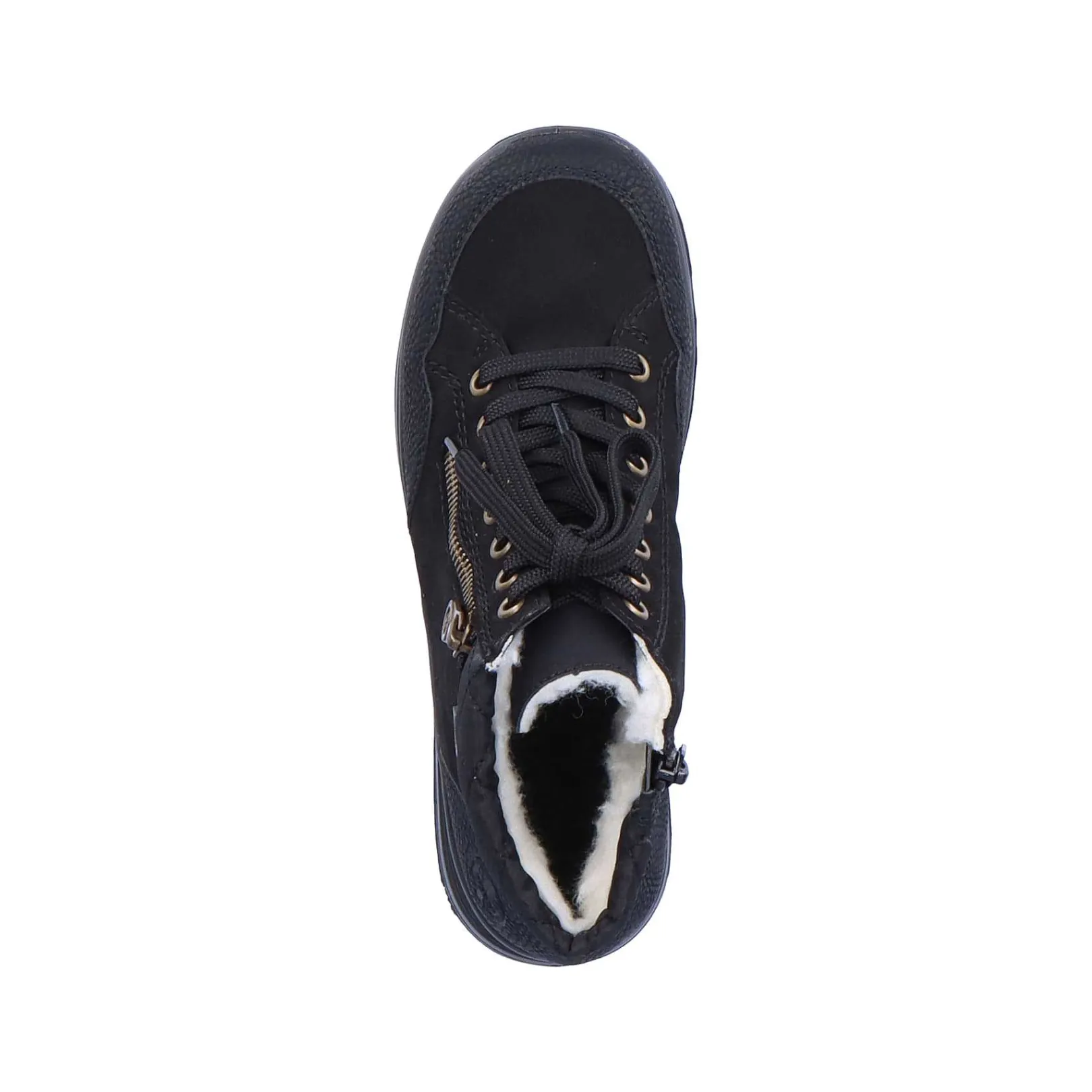 Discount Women'S Lace-Up Shoes Deep Black Ladies Low Shoes & Slippers