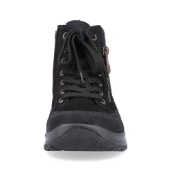 Discount Women'S Lace-Up Shoes Deep Black Ladies Low Shoes & Slippers